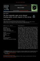 The first statewide, open access dataset tracking public records requests in New Jersey