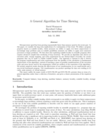 A general algorithm for time skewing