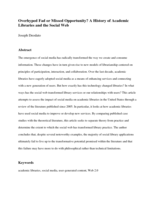 Overhyped Fad or Missed Opportunity? A History of Academic Libraries and the Social Web