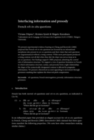 Interfacing information and prosody: French wh-in-situ questions