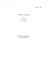 The Energy Flow Equation