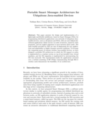 Portable smart messages architecture for ubiquitous Java-enabled devices