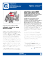 Preparing Produce Growers for Compliance with the Food Safety Modernization Act