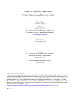 Dynamics of Engineering Labor Markets: Petroleum Engineering and Responsive Supply