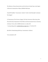 The Influence of Soap Characteristics and Food Service Facility Type on the Degree of Bacterial Contamination of Open, Refillable Bulk Soaps