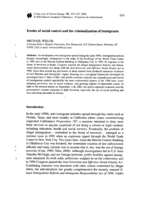 Ironies of Social Control and the Criminalization of Immigrants