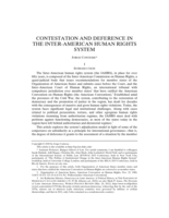 Contestation and deference in the Inter-American human rights system