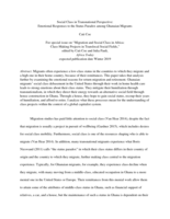 Social class in transnational perspective: emotional responses to the status paradox among Ghanaian migrants