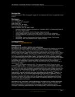 Cost effectiveness of Mohs micrographic surgery for non-melanoma skin cancer: a systematic review protocol