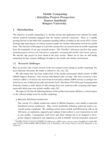 Mobile computing DataMan project perspective