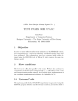 Test cases for NPARC