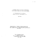 A frequency analysis of finite difference and finite element methods for initial value problems