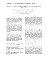 Automated redesign of the NASA P8 hypersonic inlet using numerical optimization