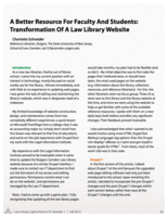 A Better Resource For Faculty And Students: Transformation Of A Law Library Website