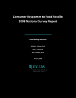 Consumer responses to food recalls: 2008 national survey report
