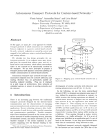 Autonomous transport protocols for content-based networks