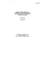 Singular Integral Equations - the Singular Value Decomposition of the Gauss-Chebyshea and Lobatto-Chebyshev Matrices