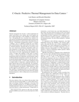 C-Oracle: Predictive Thermal Management for Data Centers