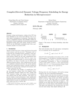 Compiler-Directed Dynamic Voltage/Frequency Scheduling for Energy Reduction in Microprocessors