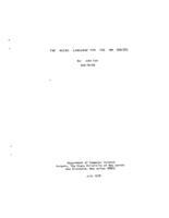 The macro language for the IBM 360/370