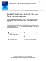 Comparison of real-time instruments and gravimetric method when measuring particulate matter in a residential building