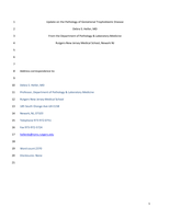 Update on the Pathology of Gestational Trophoblastic Disease