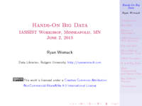 Hands-on Big Data