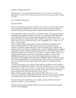 Career Exploration Resources