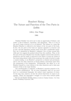 Humbert Rising: The Nature and Function of the Two Parts in Lolita