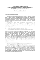 Picking up after sloppy children: What pronouns reveal about children’s analysis of English comparative constructions