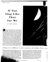 If You Sing Like That For Me