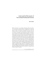 Avatar and the Movements of Neocolonial Sentimental Cinema