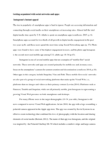 Getting acquainted with social networks and apps: Instagram’s instant appeal