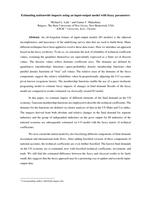 Estimating nationwide impacts using an input-output model with fuzzy parameters