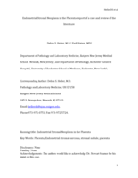 Endometrial Stromal Neoplasm in the Placenta: report of a case and review of the literature