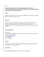 An integrated paradigm for cellulosic biorefineries: Utilization of lignocellulosic biomass as self-sufficient feedstocks for fuel, food precursors and saccharolytic enzyme production