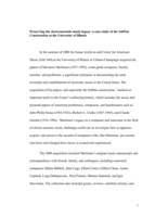 Preserving the electroacoustic music legacy: A case study of the SalMar Construction at the University of Illinois