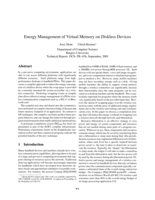 Energy Management of Virtual Memory on Diskless Devices