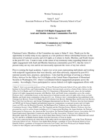 Federal Civil Rights Engagement with Arab and Muslim American Communities Post 9/11