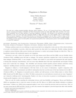 Happiness is flextime