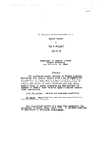 An analysis of generalization as search problem