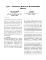 Scylla: A Smart Virtual Machine for Mobile Embedded Systems