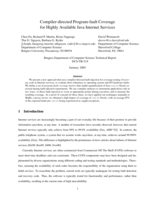 Compiler-directed program-fault coverage for highly available Java internet services