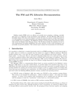 The FM and PL Libraries Documentation