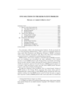Five Solutions to the REMS Patent Problem