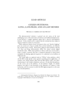 Citizen Petitions: Long, Late-Filed, and At-Last Denied