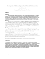 Sex composition of children and spousal sexual violence in sub-Saharan Africa