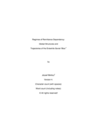 Regimes of Remittance Dependency: Global Structures and Trajectories of the Erstwhile Soviet ‘Bloc'