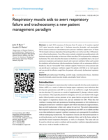 Respiratory muscle aids to avert respiratory failure and tracheostomy: a new patient management paradigm