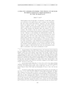 Coercive Assimilationism: the Perils of Muslim Women’s Identity Performance in the Workplace